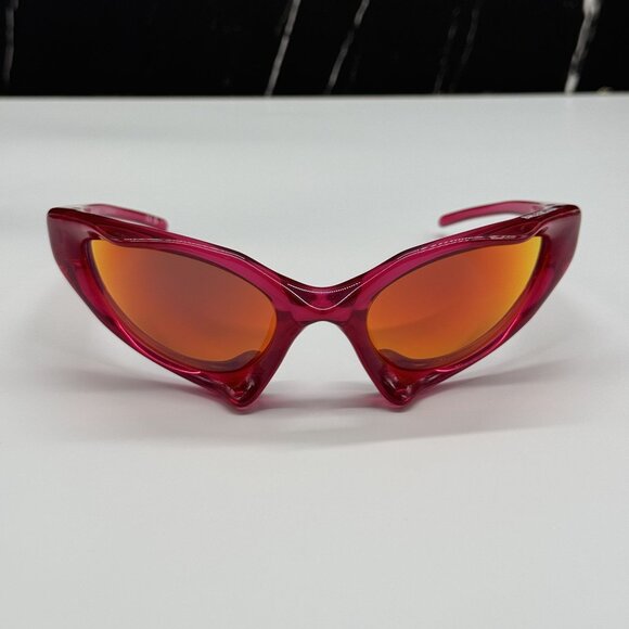 NEW BALENCIAGA SUNGLASSES RED UNISEX BALENCIAGA BB0352S 006 main image 6
